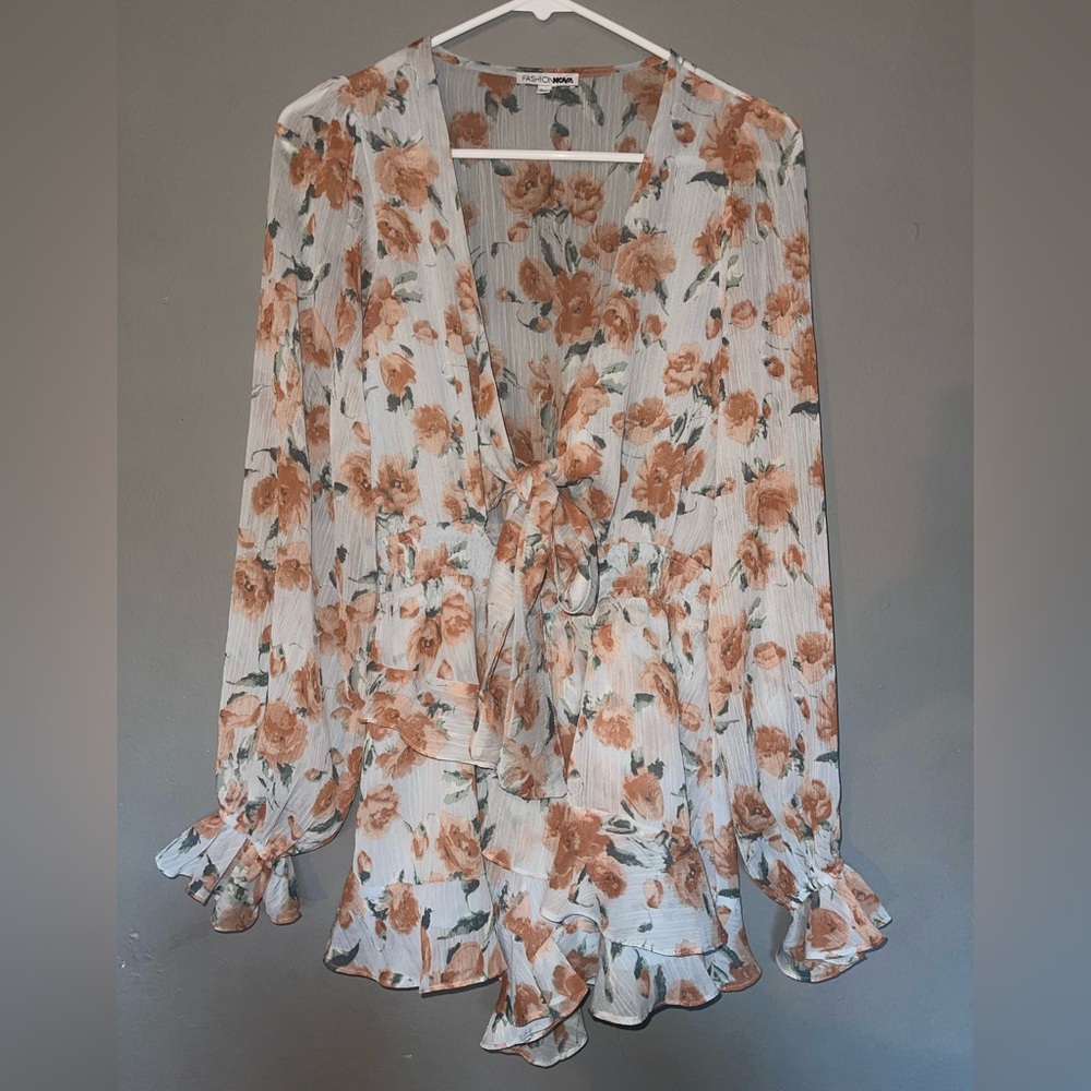 Fashion Nova Floral Romper